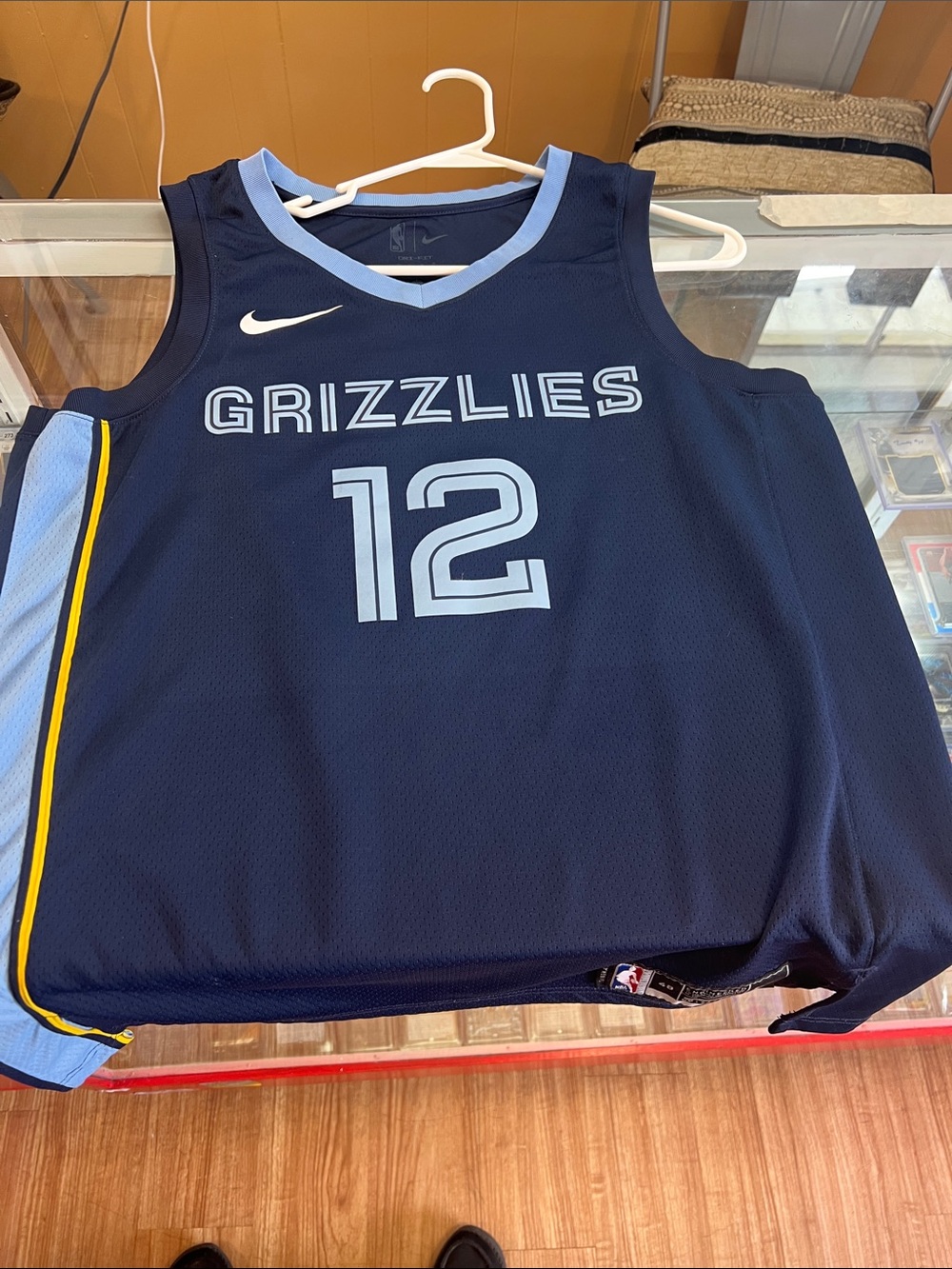 Nike Navy and Light Blue Memphis Grizzlies #12 Basketball Jersey